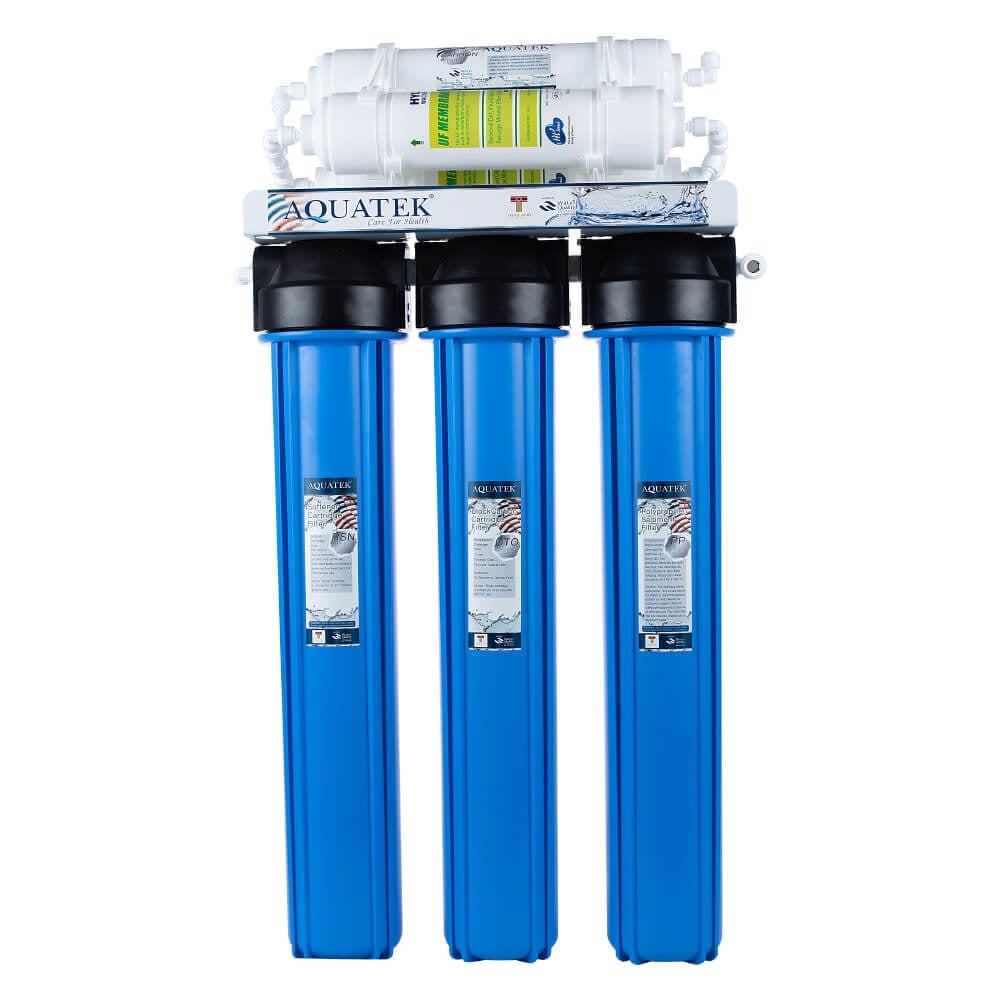 เครื่องกรองน้ำดื่ม 5 ขั้นตอน AQUATEK UF 0.01 MICRON รุ่น AQ520UF สีฟ้า_0